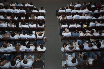 Uma vista dos participantes do curso de candidatos para as eleições municipais de 2020.