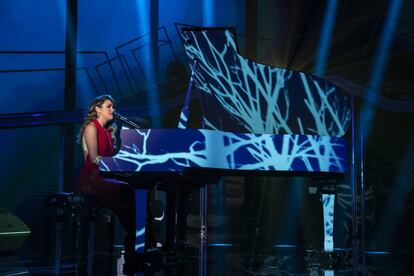Amaia Romero canta 'Miedo' en la gala final de OT.