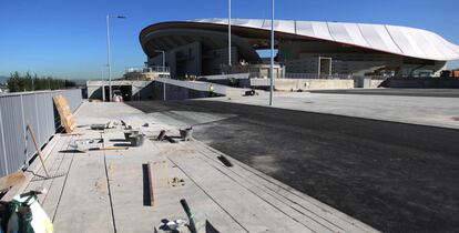 El estadio Wanda Metropolitano del Atlético de Madrid. 