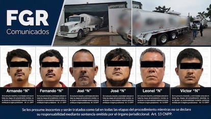Detención de Joel René Cárdenas Carrillo (Joel 'N') sospechoso de robo de combustible.