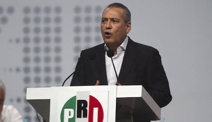 Manlio Fabio Beltrones, durante la asamblea del PRI, en septiembre de 2019.