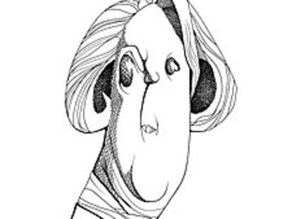 Caricatura de Julia García-Valdecasas
