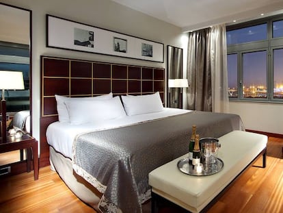 Habitación del hotel Eurostars Grand Marina de Barcelona