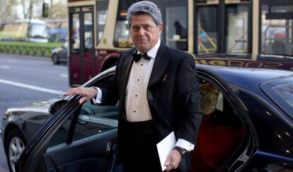 Federico Trillo, antes de una gala en Londres.