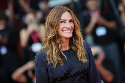 Julia Roberts, en el estreno de 'Caza de brujas' en el festival de cine de Venecia, el 29 de agosto de 2025.