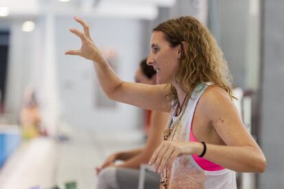 CAR Sant Cugat del Vaslles. Entrenamiento de la selección española de natación sincronizada con vistas al mundial de Kazan 2015