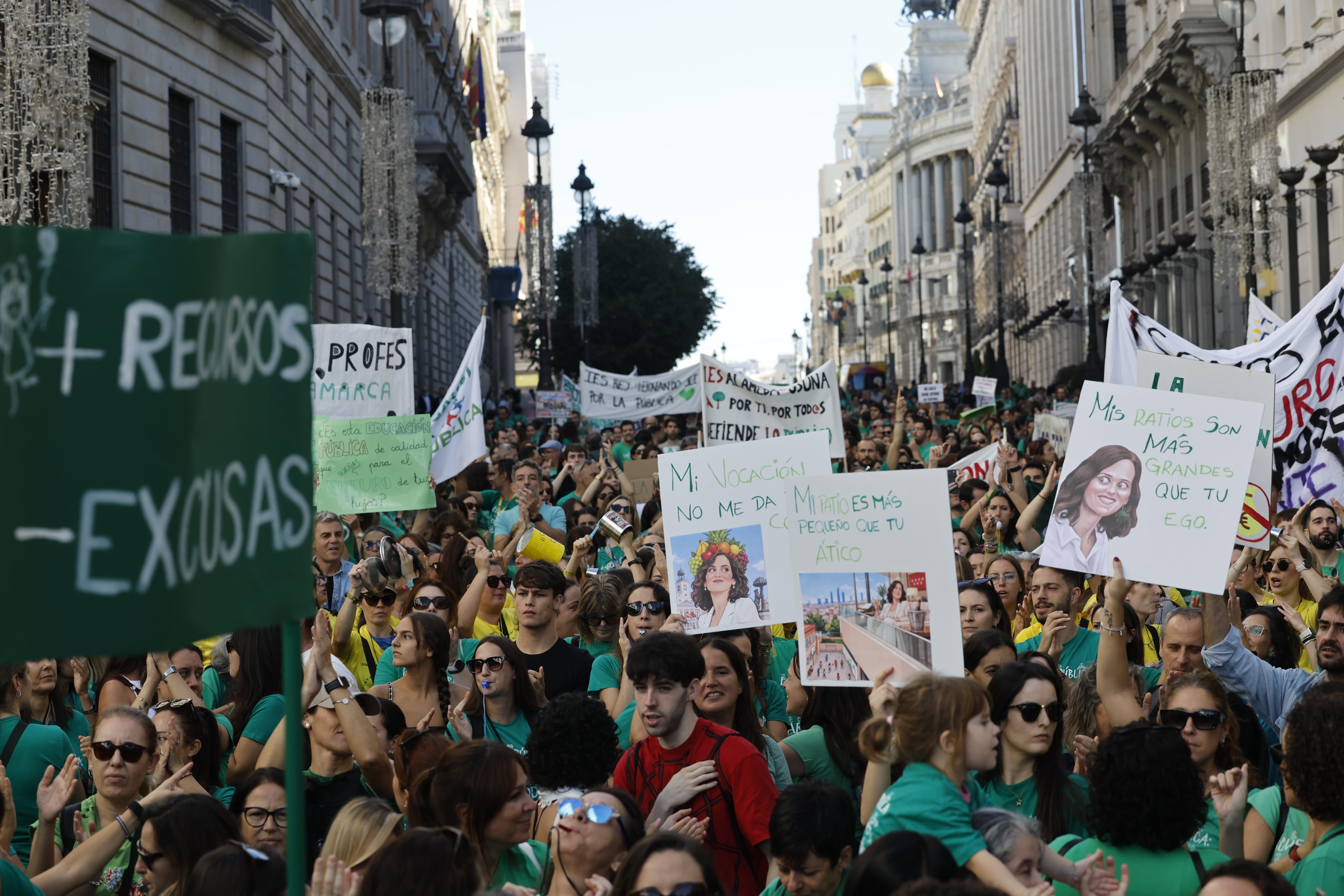 La huelga del profesorado en Madrid comienza con un alto seguimiento en los centros