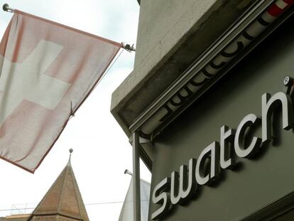Tienda de Swatch en Zurich, Suiza.
