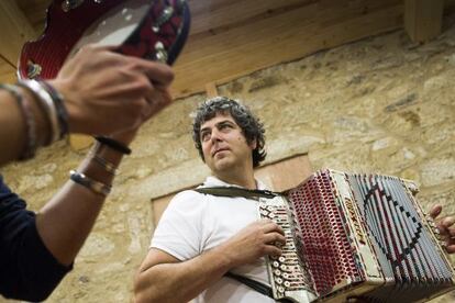 El músico vasco Kepa Junkera