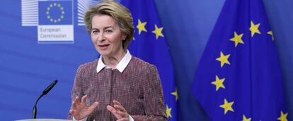 La presidenta de la Comisión Europea, Ursula von der Leyen.