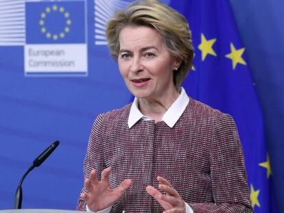 La presidenta de la Comisión Europea, Ursula von der Leyen.