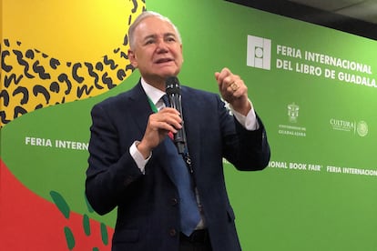 Raul Salinas de Gortari at Feria Internacional del Libro de Guadalajara 2018.