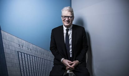 Ken Robinson en el evento de innovación educativa EnlightED en Madrid en 2018.