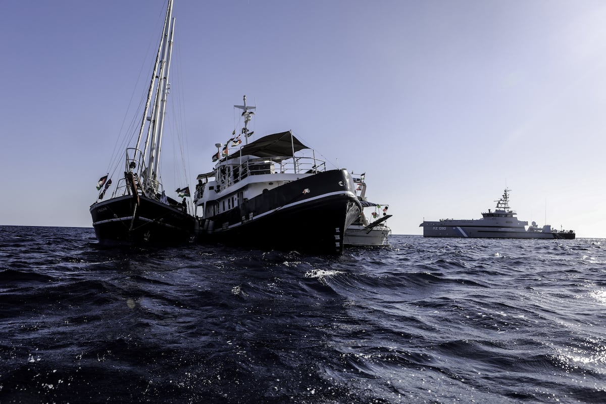 Israel prepares to intercept Gaza aid flotilla