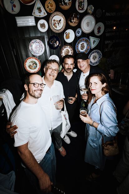 Daniel García, director de ICON, con Guillermo Espinosa, Carlos Primo, Chus Burés y Sofía Ruiz de Velasco.