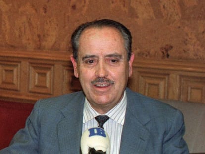 Eugenio Fontán durante una entrevista en 1994.