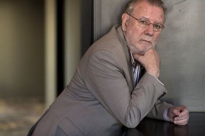 Oscar Hahn, poeta chileno ganador del premio Loewe, en Madrid.