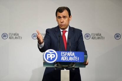 Fernando Martínez-Maillo durante una rueda de prensa.