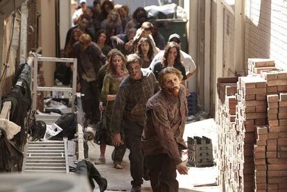 Fotograma de The walking dead, serie emitida en el canal Fox.