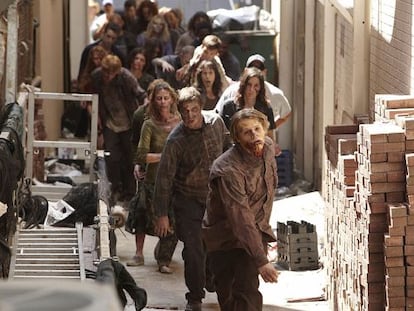 Fotograma de The walking dead, serie emitida en el canal Fox.