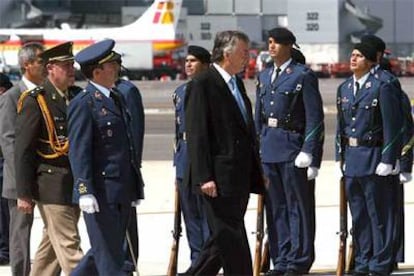 Kirchner, a su llegada a Madrid, ayer martes.