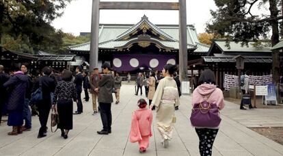 Santuario Yasukuni, en Tokio, el pasado noviembre.