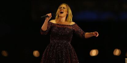 Adele, el pasado día 28 en el Domain Stadium de Perth (Australia).