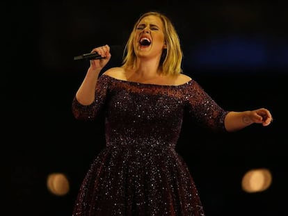 Adele, el pasado día 28 en el Domain Stadium de Perth (Australia).