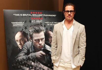 Brad Pitt, en Londres, en la presentaci&oacute;n de su &uacute;ltima pel&iacute;cula &#039;Killing them softly&#039;. 