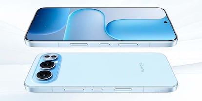 Diseño del nuevo teléfono Honor 500 Pro con sistema operativo Android
