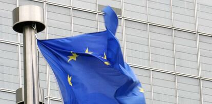 Banderas de la Uni&oacute;n Europea. 