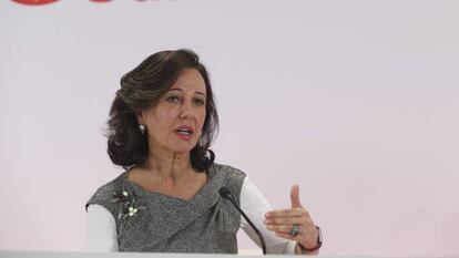 Ana Botín, presidenta de Banco Santander.