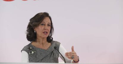 Ana Botín, presidenta de Banco Santander.