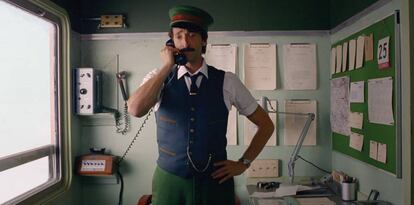 Adrien Bordy, en el corto de Wes Anderson para la campañana de Navidad de H&M.