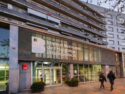 Edificios de protección oficial en el barrio de la Barceloneta. 