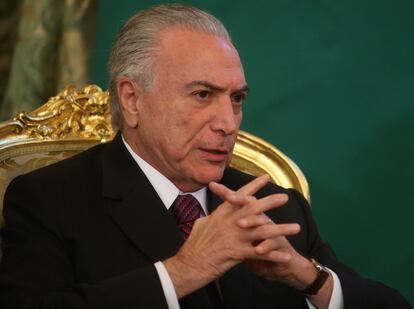 El expresidente brasileño, Michel Temer, en una imagen de 2017.