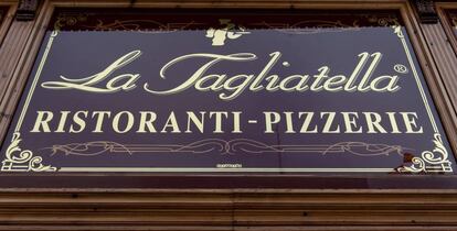 Un restaurante de La Tagliatella