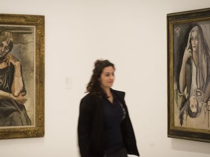 Retrato de Olga, de Picasso (1917) y Retrato de mi hermana, de Dal&iacute; (1923), dos de las obras enfrentadas en el Museo Picasso de Barcelona.