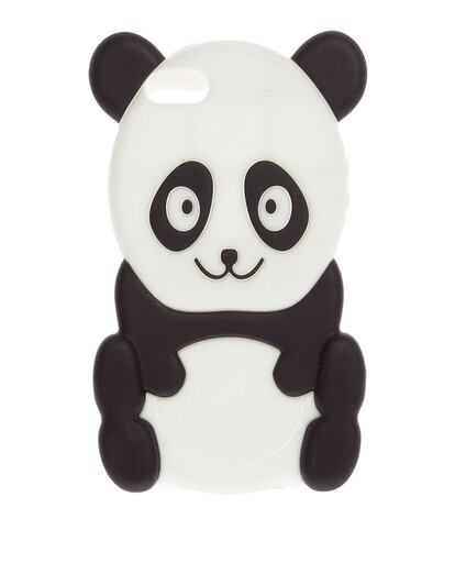 Funda de goma para iPhone 5 en forma de oso panda. Es de Asos (16,90 euros).
