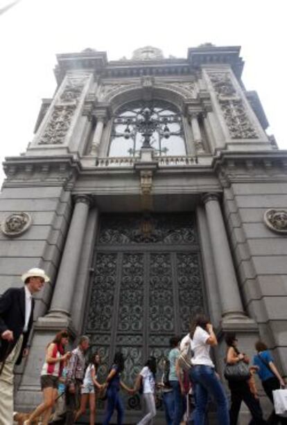 Fachada del Banco de Espa&ntilde;a.