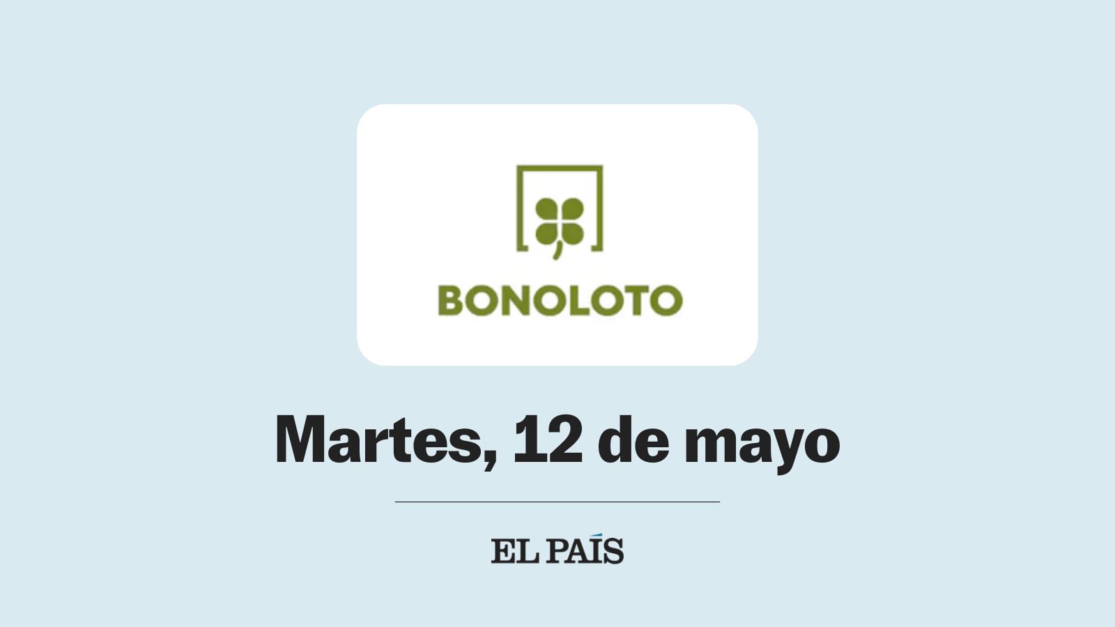 Bonoloto: comprobar sorteo del martes 12 de mayo