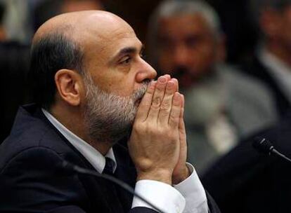 El presidente de la Reserva Federal, Bern Bernanke, en una reciente comparecencia en Washington.
