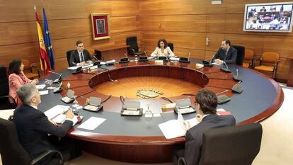 Reunión del Consejo de Ministros, este martes.
