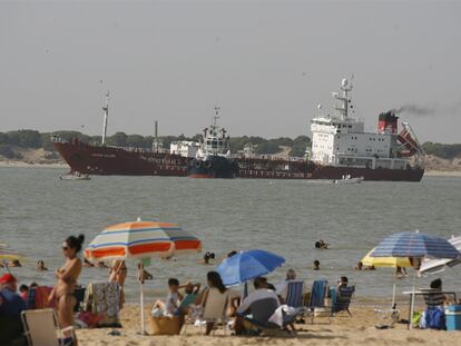 Varado en el Guadalquivir