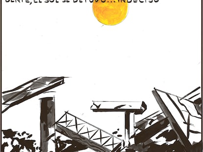 El Roto: puentes derrumbados