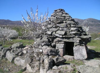 Chozas en la zona de El Torno