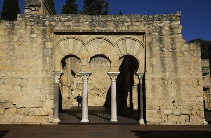 Edificio Basilical Superior del conjunto arqueológico Medina Azahara (Madinat Al-Zahra) en Córdoba.