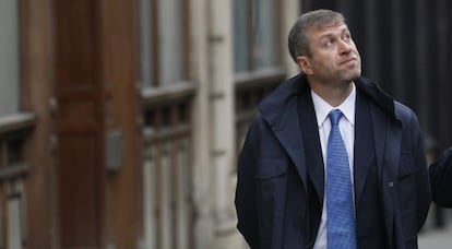 Abramovich, propietario del club de f&uacute;tbol brit&aacute;nico Chelsea.