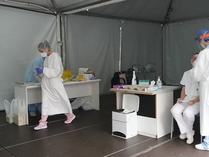 Nuevo foco de coronavirus en el Hospital de Basurto (Bilbao).