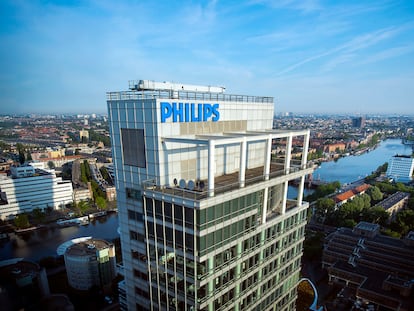 Phillips Electronics Headquarters in Amsterdam, the Netherlands.